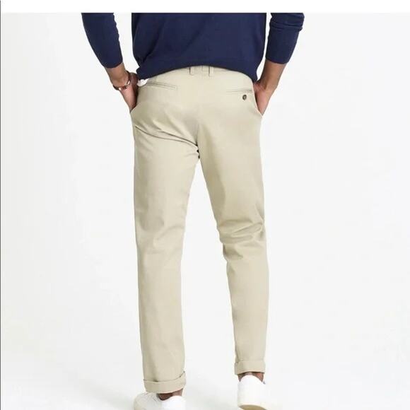 J. Crew Flex Sutton Straight Leg Chino Pant Cotton Khaki Size 33 /29 - Picture 2 of 9